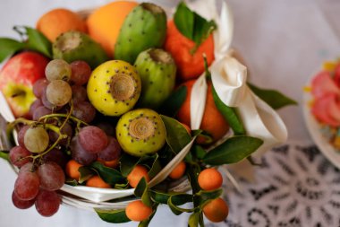Yakın çekim - egzotik meyveler 