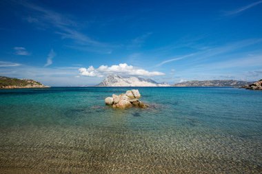 İtalya 'nın Sardunya adası kıyıları 