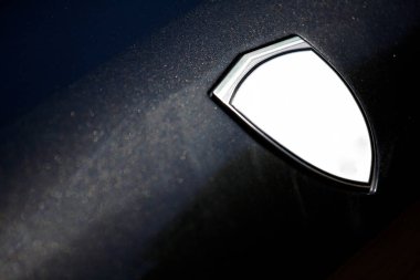 Bir araba detayını kapat, seçici odaklanma 