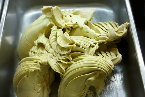 Una Toma Vertical Una Pasta Cruda —  Fotos de Stock