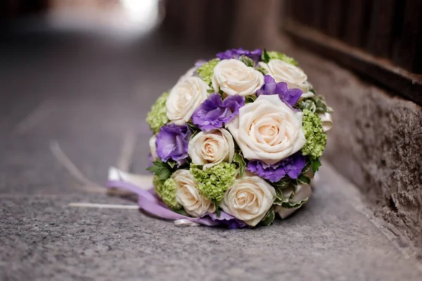 新娘花束 美丽的花朵 — 图库照片