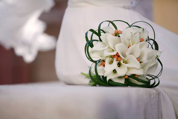 Bellissimo Bouquet Sposa Fiori — Foto Stock