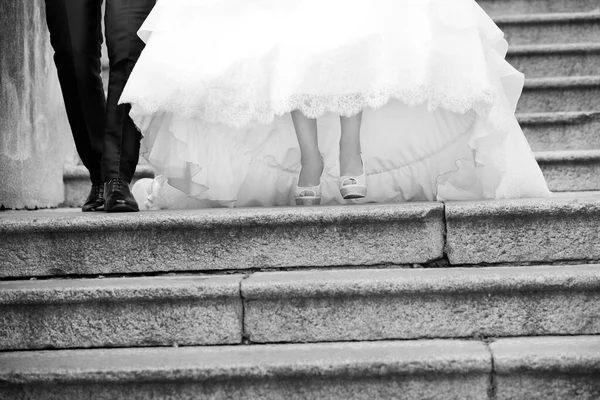 Невеста Букетом Цветов — стоковое фото