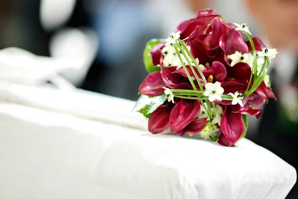 Nahaufnahme Einer Schönen Hochzeit Florales Dekor — Stockfoto