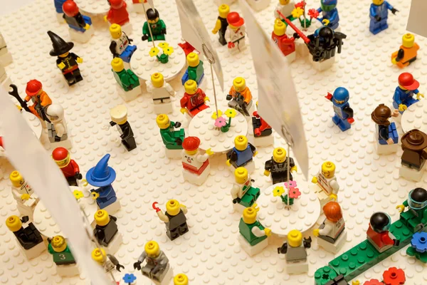 Groupe Figurines Modèle Lego — Photo