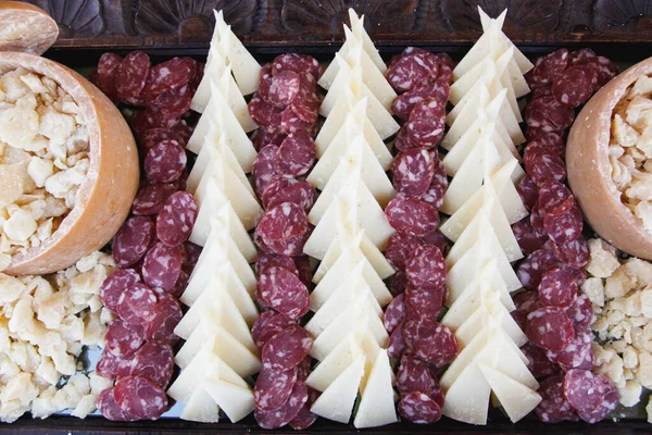 Italian Cheese Tray — Stock Photo, Image