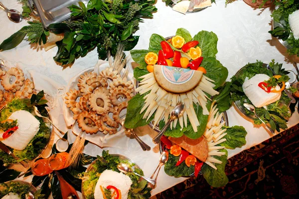 Wedding Table Restaurant — Stock Photo, Image