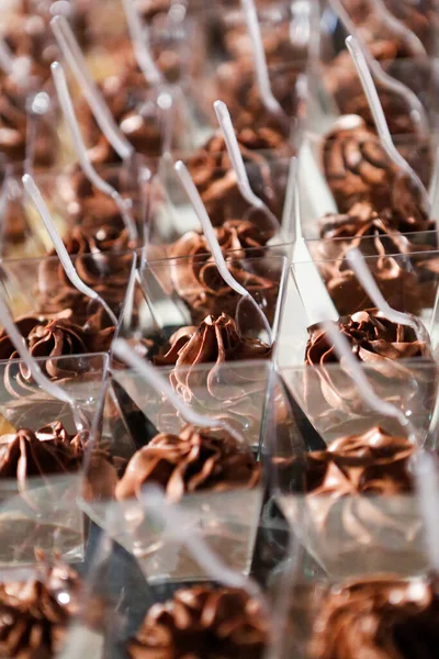 Una Gran Cantidad Variedad Pralinés Chocolate — Foto de Stock