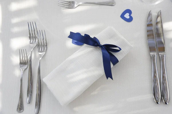 Τραπέζι Που Για Γάμο Άλλο Κέτερινγκ Δείπνο Εκδήλωση — Φωτογραφία Αρχείου