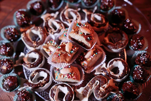 Рождественское Печенье Шоколадом — стоковое фото