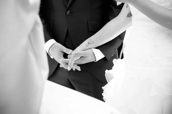 Fechar Acima Dia Casamento — Fotografia de Stock