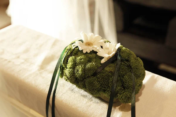 Düğün Süslemeleri Masada — Stok fotoğraf