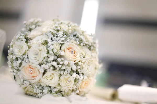 Beau Bouquet Fleurs Vase — Photo