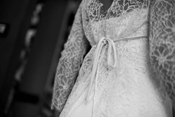 Noiva Vestido Noiva Seu Vestido Noiva — Fotografia de Stock