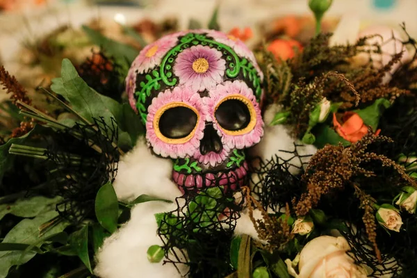 Decorated Skull Bouquet — Stock Photo, Image