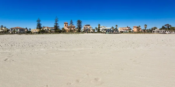Prachtig Uitzicht Het Strand Zandduinen — Stockfoto