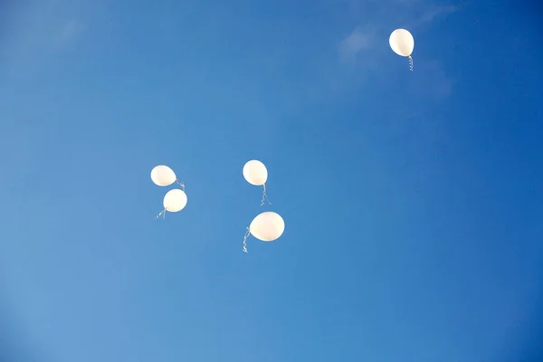 Воздушные Шары Небе — стоковое фото