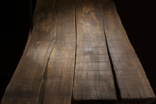 Ujęcie Zbliżeniowe Drewnianego Stołu — Zdjęcie stockowe