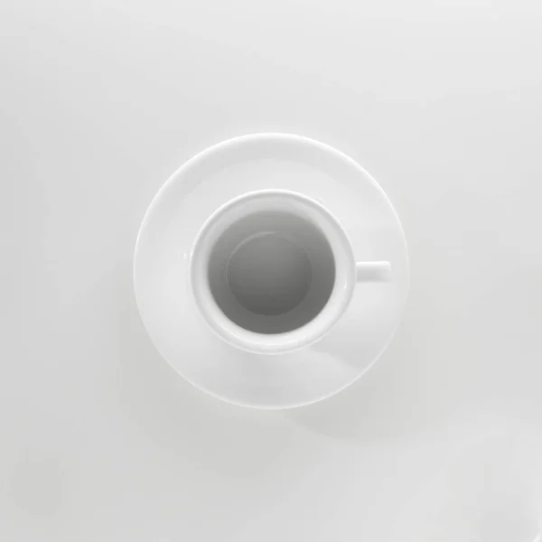 Copo Branco Branco — Fotografia de Stock