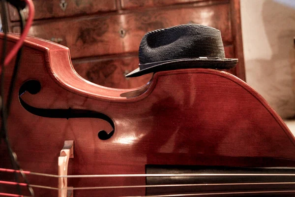 閉じる バイオリンの眺め — ストック写真