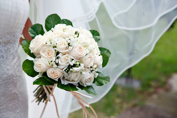 Svatební Kytice Květin — Stock fotografie