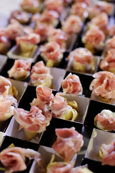 stock image catering food for party 