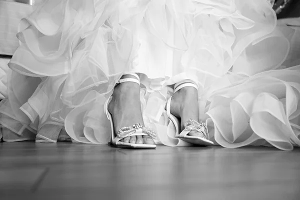 Noiva Vestido Noiva — Fotografia de Stock