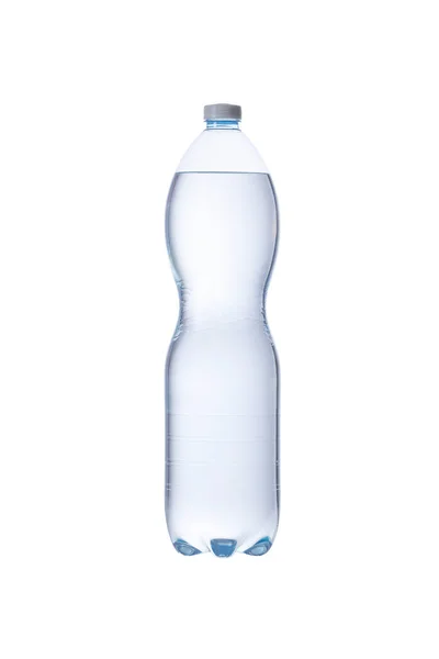 Garrafa Plástico Água Isolada Sobre Fundo Branco — Fotografia de Stock