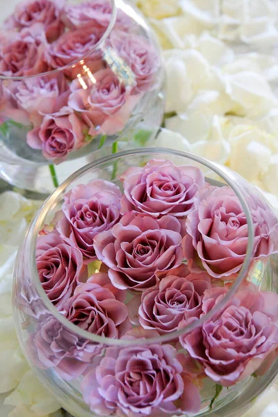 Piękne Kwiaty Wazon — Zdjęcie stockowe