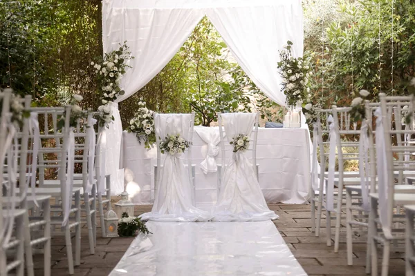 Wedding Decoration Garden — Stock Photo, Image