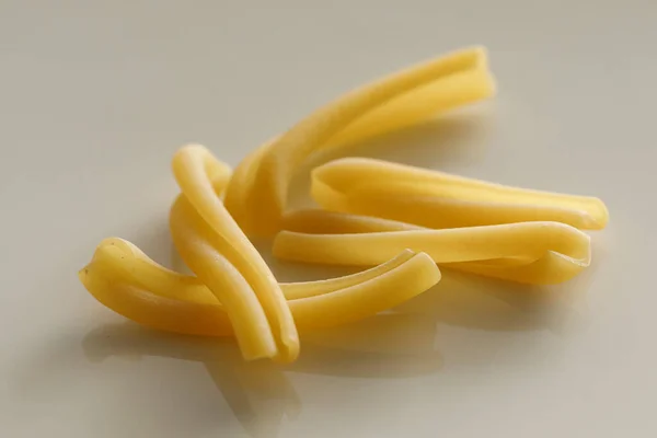 Caserecce Pasta Isolated White Background — Stock Photo, Image