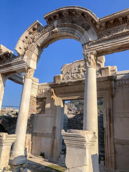 Szenische Aufnahme Antiker Ruinen Griechenland — Stockfoto