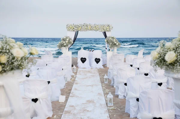 Ceremonia Ślubna Plaży Chia Giudei Domus Maria Sardynia — Zdjęcie stockowe