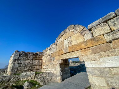 Yunanistan 'daki antik harabelerin manzaralı görüntüleri