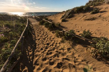  Arenas beach (Narbolia) Sardinia clipart