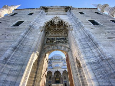 İstanbul 'daki ünlü katedralin güzel manzarası, hindi. 