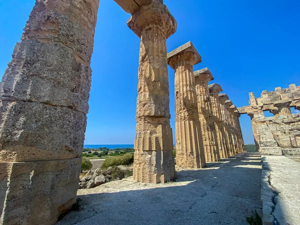 Ruines Antiques Ville Grèce — Photo