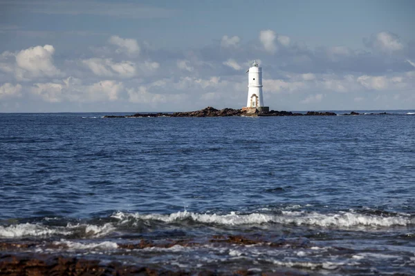 Lighthouse Shore Atlantic Ocean — Stock Photo, Image