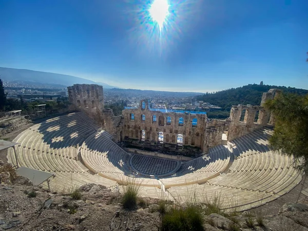 Scenic Shot Ancient Ruins Greece — ストック写真