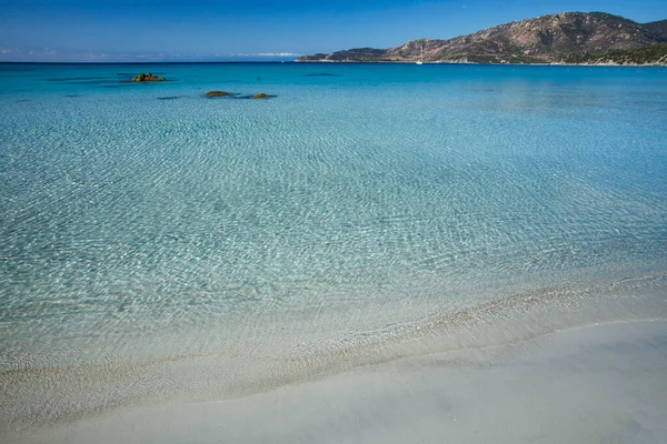Όμορφη Παραλία Γαλαζοπράσινα Νερά Lefkada Ελλάδα — Φωτογραφία Αρχείου