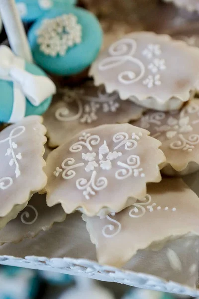 Gingerbread Cookies Icing Icing — Stock Photo, Image