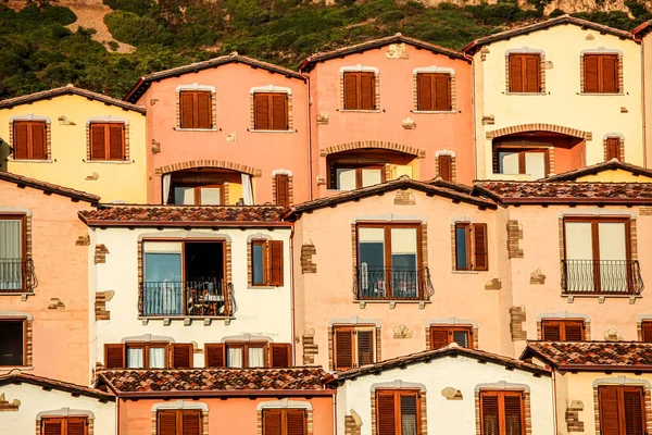 Színes Házak Falu Cinque Terre Olaszország — Stock Fotó