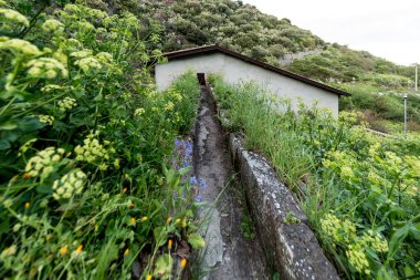 Bortigali, Sardunya 'daki eski değirmenin manzarası