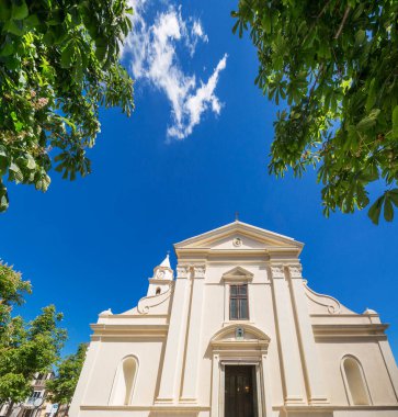 Santa Maria 'daki eski kilise binası.