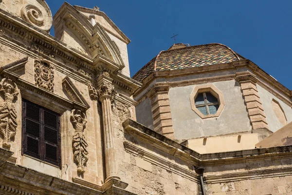 Talya Nın Sardunya Adasındaki Cagliari Deki Aziz Michael Kilisesi — Stok fotoğraf