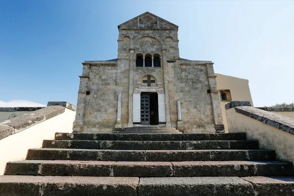 Chiesa Santa Maria Frontera Asturias Spagna — Foto Stock
