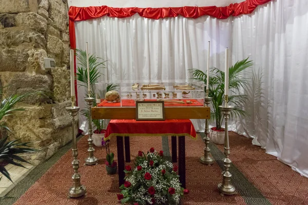 Basilika Sant Antioco Kuolevainen Jäännökset Suojeluspyhimys Sulcis Sardinia — kuvapankkivalokuva