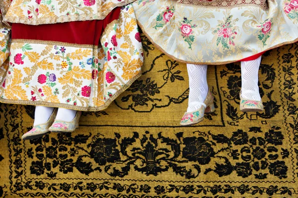 Sardyńska Tradycyjna Sukienka Sardynia — Zdjęcie stockowe