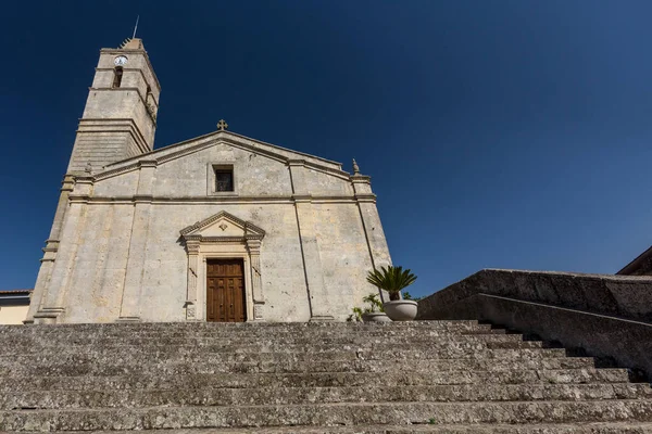 Sardunya Talya Avrupa Daki Eski Akdeniz Kilisesi — Stok fotoğraf