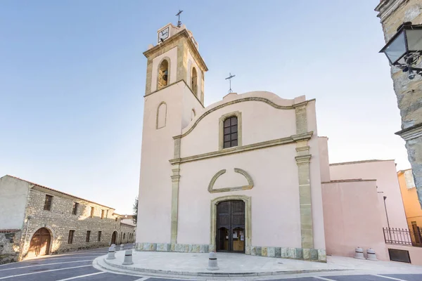 Edifici Del Centro Storico Ussaramanna Sud Sardegna Italia — Foto Stock